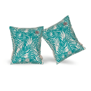 Brassards gonflables imprimés pour enfant feuilles émeraude the nice fleet (1)