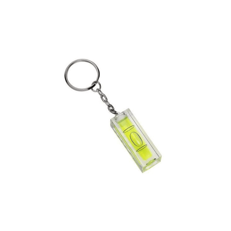 porte-clés mini niveau à bulle jaune marc vidal (1)