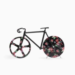 Coupe pizza "Vélo" - Floral