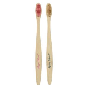 SC29364-set de 2 brosses à dents en bambou happy planet