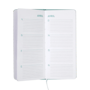 agenda perptuel vert d'eau blah blah blah 120 pages (1)
