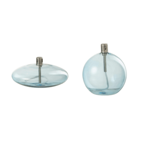 lampe a huile bleu clair jline ellipse ou sphere (1)