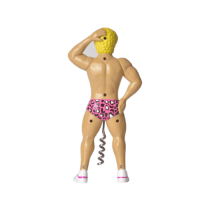 Tire-bouchon gogo dancer Steeve blond slip léopard rose le studio (4) (1)