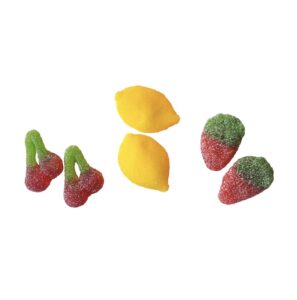 Bonbonnière en Verre -Trio de Fruits (Medium)