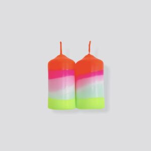 Bougies - Dip Dye Neon - Lollipops Twins