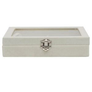 HD0151 boite à bijoux en velours crème (6) (1)