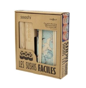 Coffret Cadeau Sushi avec Baguettes et Livre