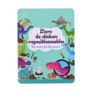 36332 Livre de stickers repositionnables - Le musée des dinosaures le petit souk (1) (1)