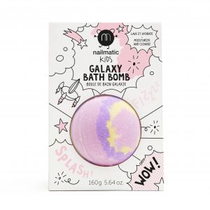 bombe boule de bain galaxy enfant multicolore rose super nova