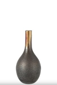 Vase Ruby Verre Marron - Médium
