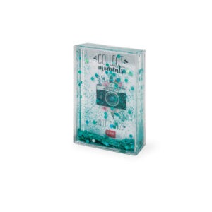 GPF0001 Petit cadre photo à paillettes personnalisable bleu vert legami (1)
