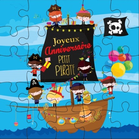 Carte Puzzle - Le Pirate
