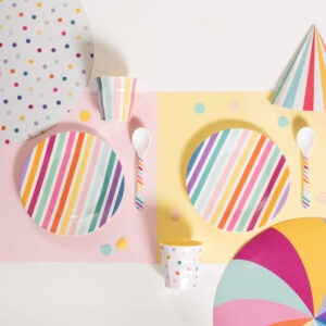 170841 cuillère à café mélaminé rayures multicolore cades (1)