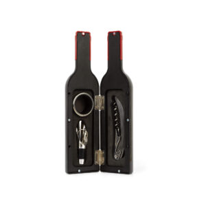 BTL0001 set accessoires vin en forme de bouteille de vin legami (1)