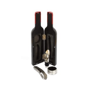 BTL0001 set accessoires vin en forme de bouteille de vin legami (1)