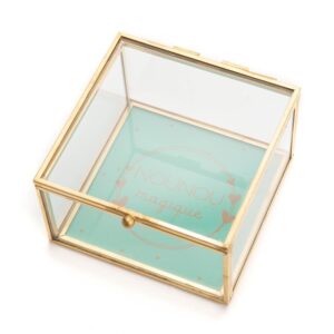 Boite à Bijoux en verre personnalisé nounou