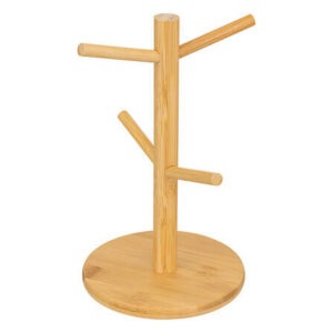 set de 4 tasses à messages unies + support en bois bambou (1) (1)
