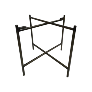 Trépied noir métal pour plateau berbère bazar de luxe
