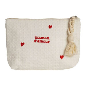 pochette écru nid d'abeille brodé rouge maman d'amour coeurs ulysse (1) (1)