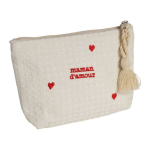 pochette écru nid d'abeille brodé rouge maman d'amour coeurs ulysse (1) (1)