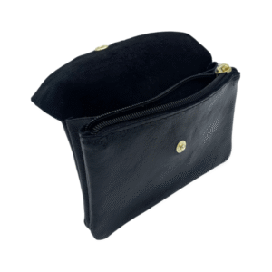 portefeuille cuir brillant double compartiment noir (3) (1)