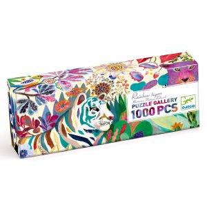 DJ07647 puzzle gallery rainbow tigers 1000 pcs djeco (1)