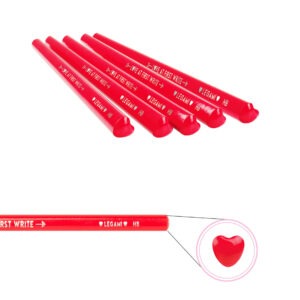 HP0001 crayon papier rouge en forme de coeur legami (3)