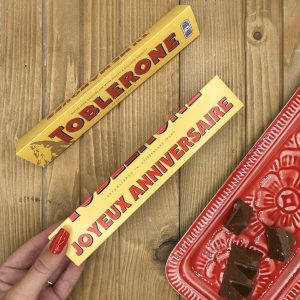 Chocolat Toblerone Personnalisé Joyeux Anniversaire