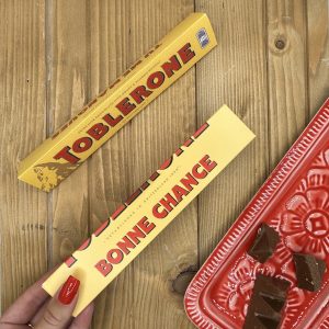 Chocolat Toblerone personnalisé Bonne chance