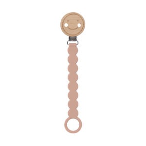 attache tétine attache sucette en bois et silicone smiley érable (4) (1)