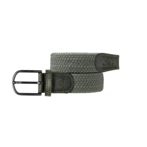 ceinture-tressee-elastique-unie dark forest vert kaki foncé billy belt (1)