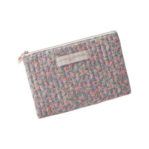 pochette plate A5 mini fleurs roses la petite cachottière (1)
