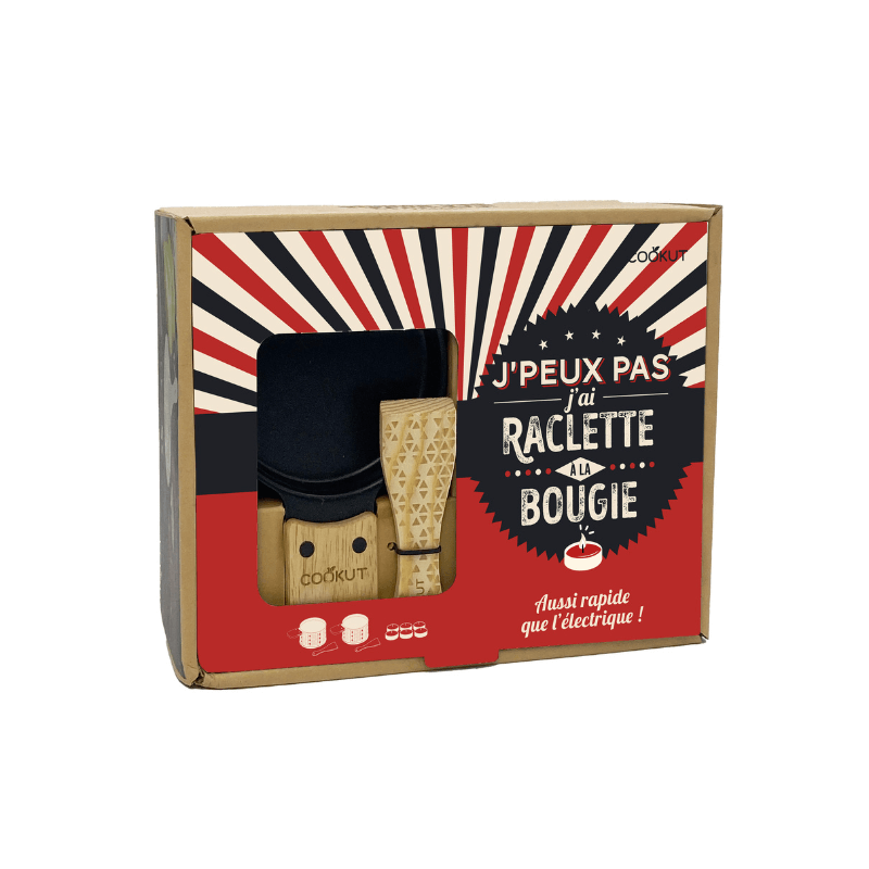 raclette à la bougie j'peux pas j'ai raclette poelons noirs origami cookut (1)
