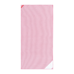 serviette de plage rayée rouge microfibre flamingueo (4) (1)