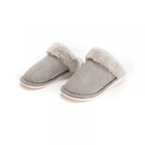 Chausson luxe gris clair 39-40 (1)