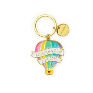 EKR0001 porte clé métal montgolfière follow your dreams legami (2) (1)