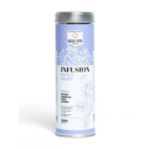boite d'infusion aromatisée sweet night sommeil camomille lavande peche quai sud (3)