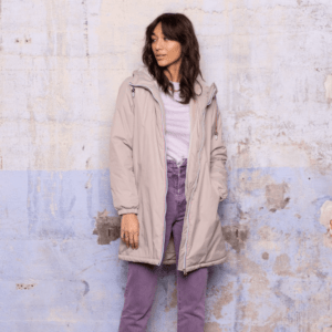 parka imperméable fourrée capuche femme beige (2) (1)