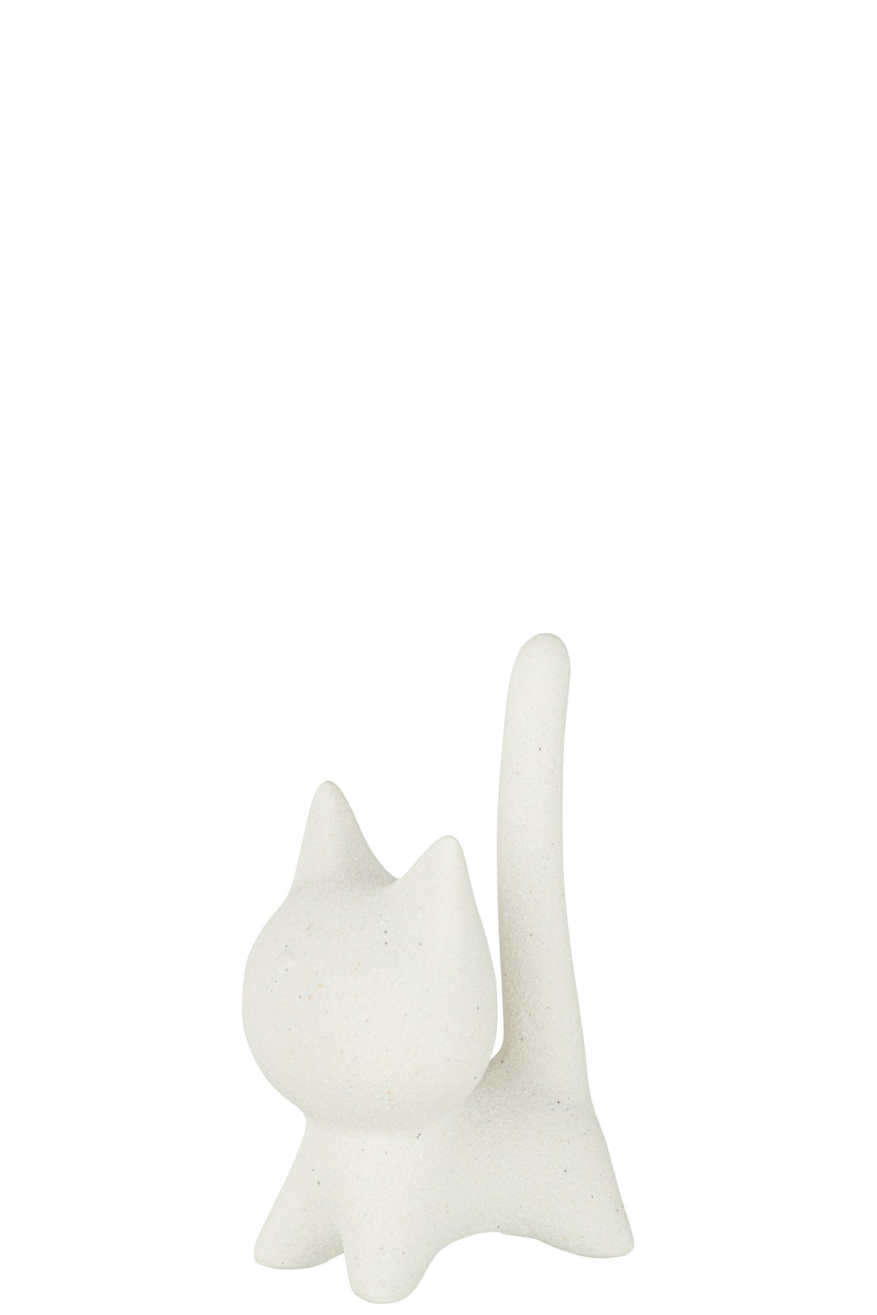 chat porcelaine blanc s jli