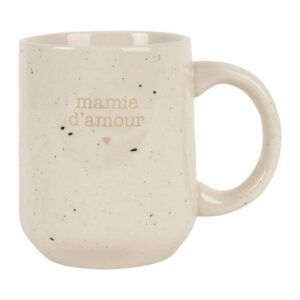 Mug beige moucheté Mamie d’amour