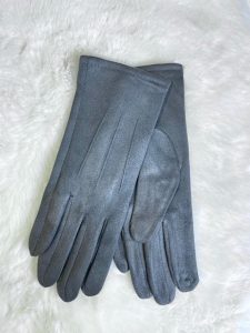 gants gris foncé