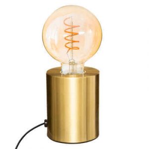 155362D socle métal pied de lampe doré pour ampoule jja (1)