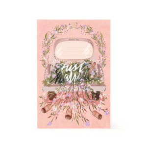 BGS0004 Carte à gratter personnalisable just married mariage (4)