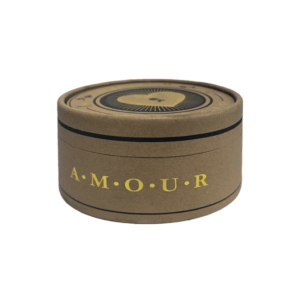 coffret 4 mini bougies parfumées amour coeur doré (1)