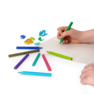 TDP0001 Set de 24 crayons de couleur ourson + taille-crayon legami (1)