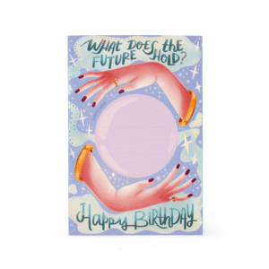 BGS0003 Carte à gratter personnalisable happy birthday anniversaire boule de cristal (1)
