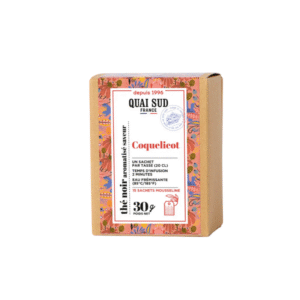 Boite de 15 infusettes de thé noir aromatisé coquelicot quai sud (3)