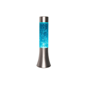 ltm23102 mini lampe lave gris foncé bleu pailleté fisura