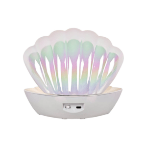 lampe décorative coquillage paillettes iridescente nacrée (1)