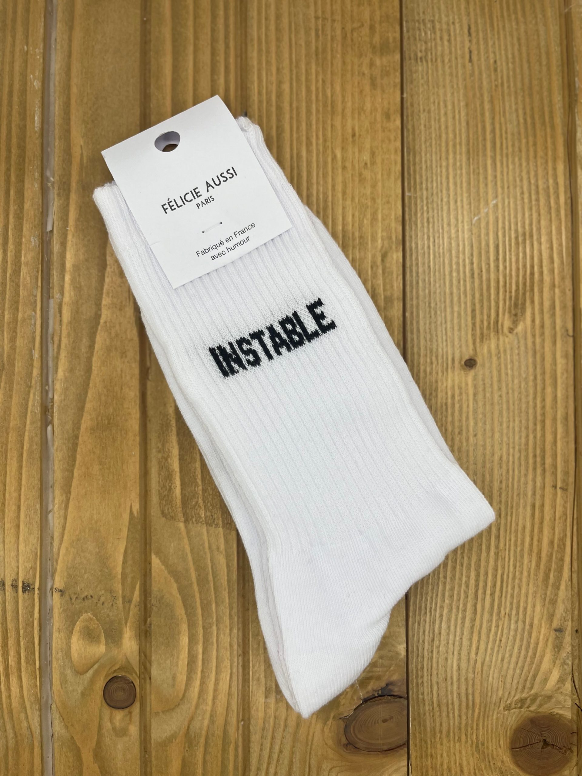 Chaussettes Instable blanche